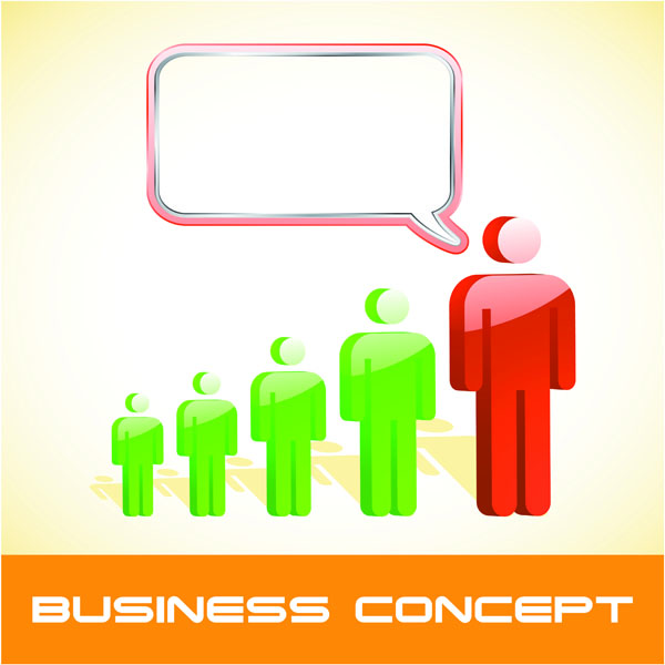 free vector 3d business people vector